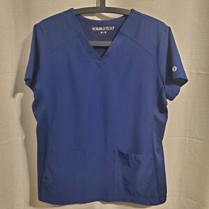 Scrubletics Blue Scrub Top Medical Apparel